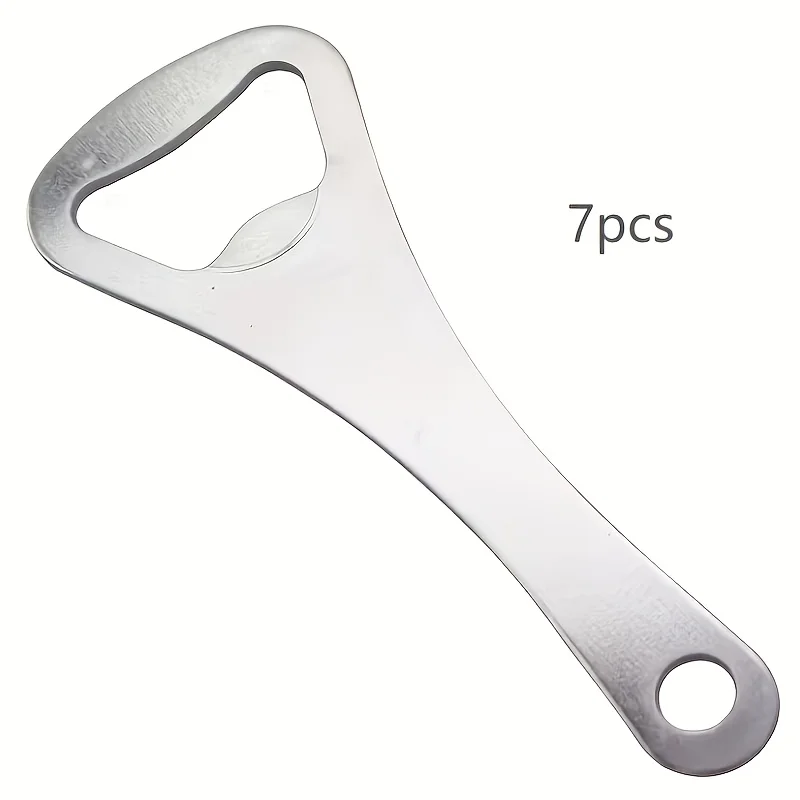 7 Pcs Metal Beer Bottle Openers, Wall Mount Fixed Bottle Opener, Simple & Easy To Use, Essential Household Bar Accessories for H