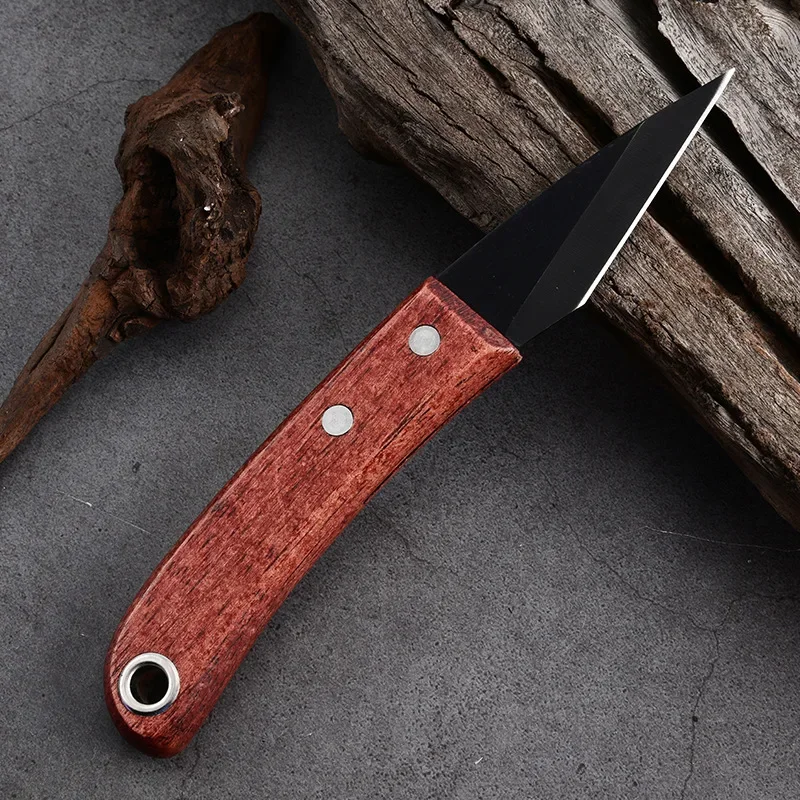 Cuchilla de acero para injerto, cuchillo afilado hecho a mano, duradero, especial para plántulas de flores