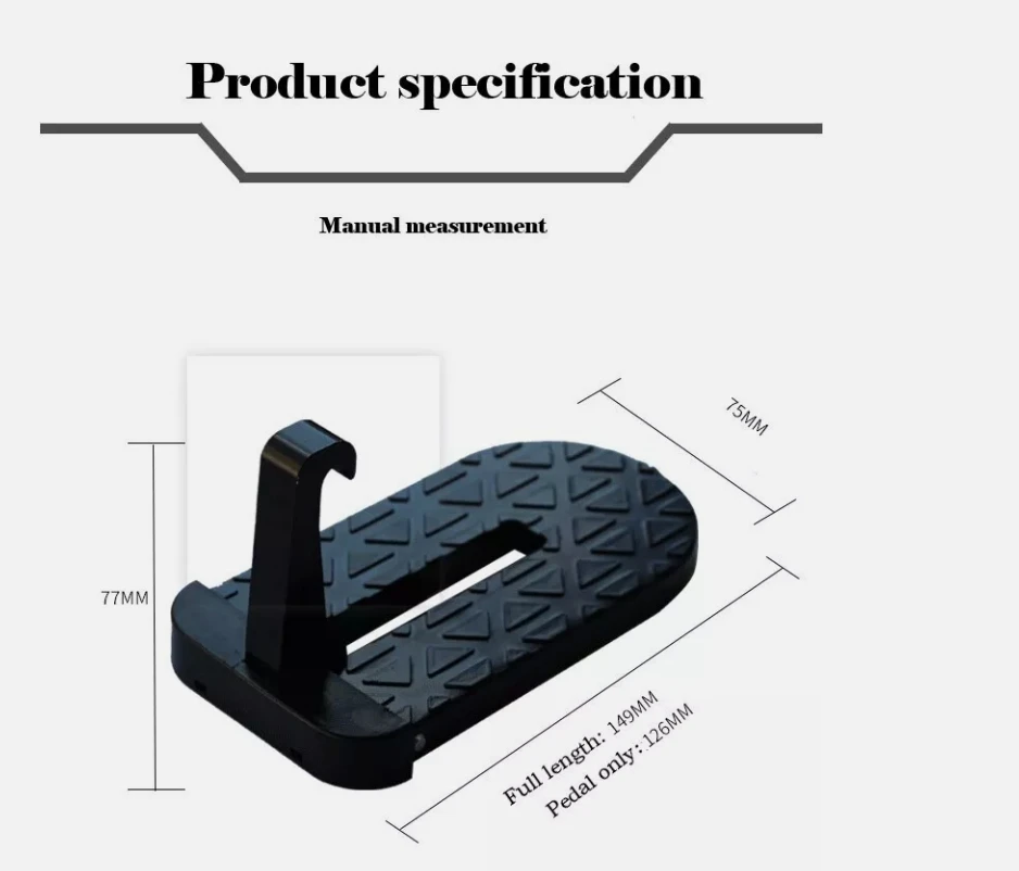 Multifunction Foldable Car Roof Rack Step Car Door Step Universal Latch Hook