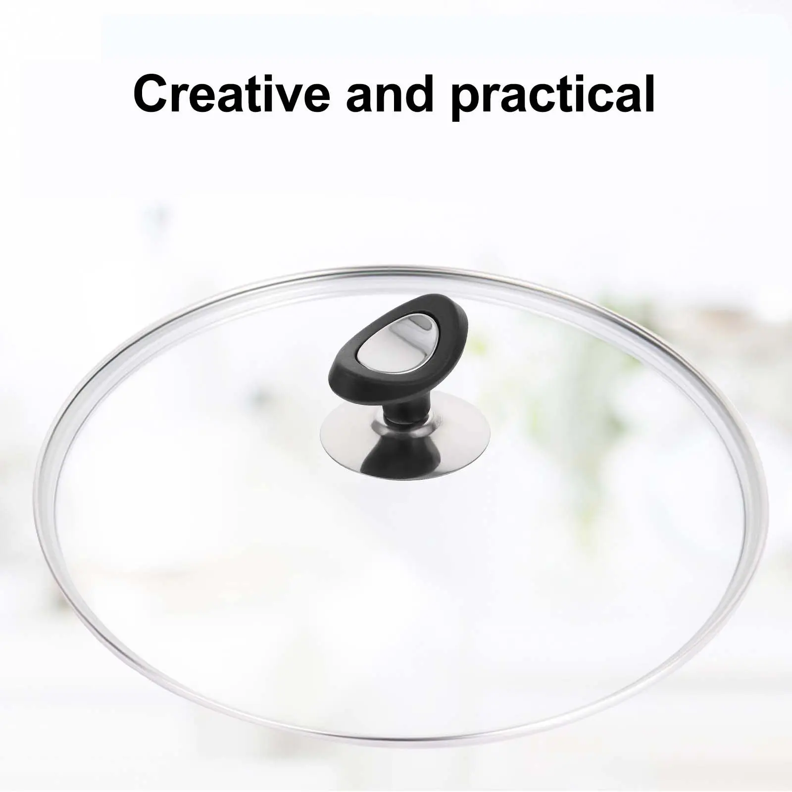 

6pcs Pot Heat Resistant Cookware Replacement Handle Easy Install Insulated Rustproof Safe Widened Base Strong Capacity