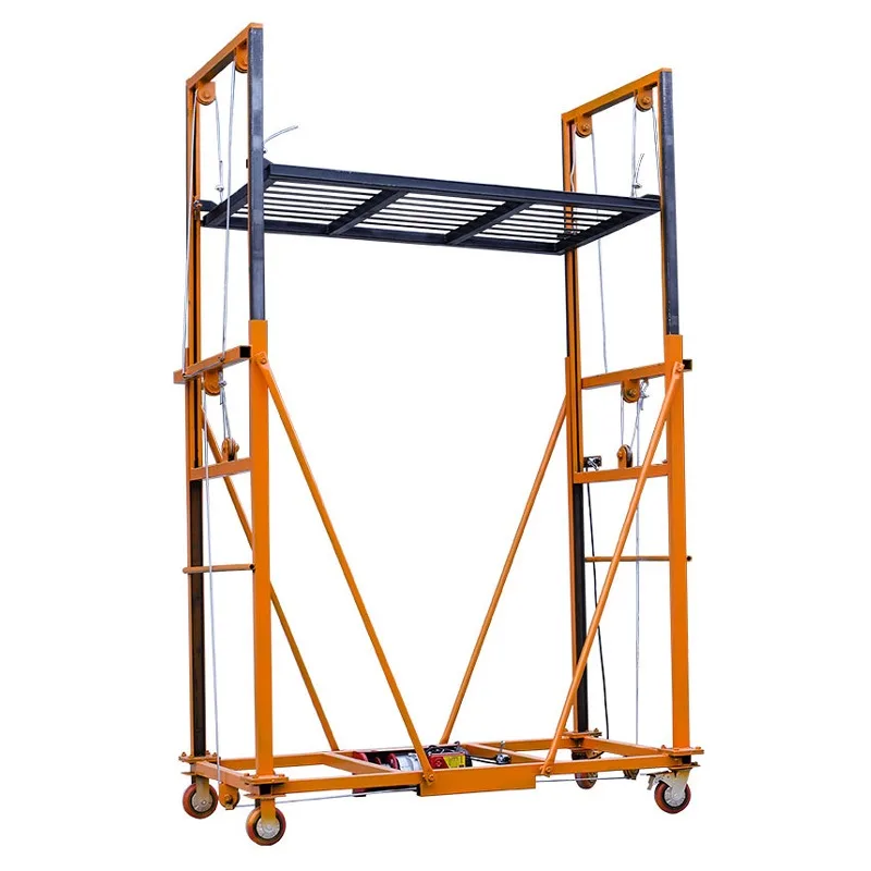 0,3 ton 0,5 ton mobiele elektrische hefladder steigplatform voor de bouw
