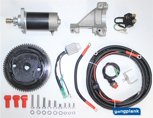 Kit de démarrage électrique pour moteur hors-bord, modification pour Yamaha Hidea, 4 temps, 9.9 HP, 12 HP