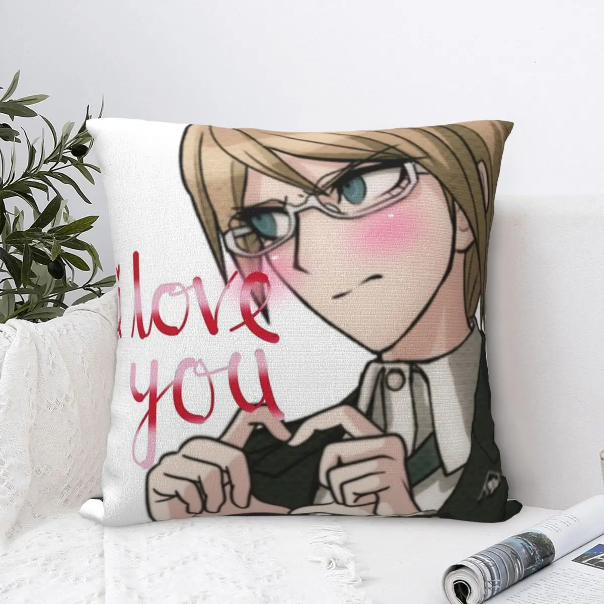 Byakuya Togami - Danganronpa - Kawaii Pillow Case Pillow Cover Sofa Pillow Cases