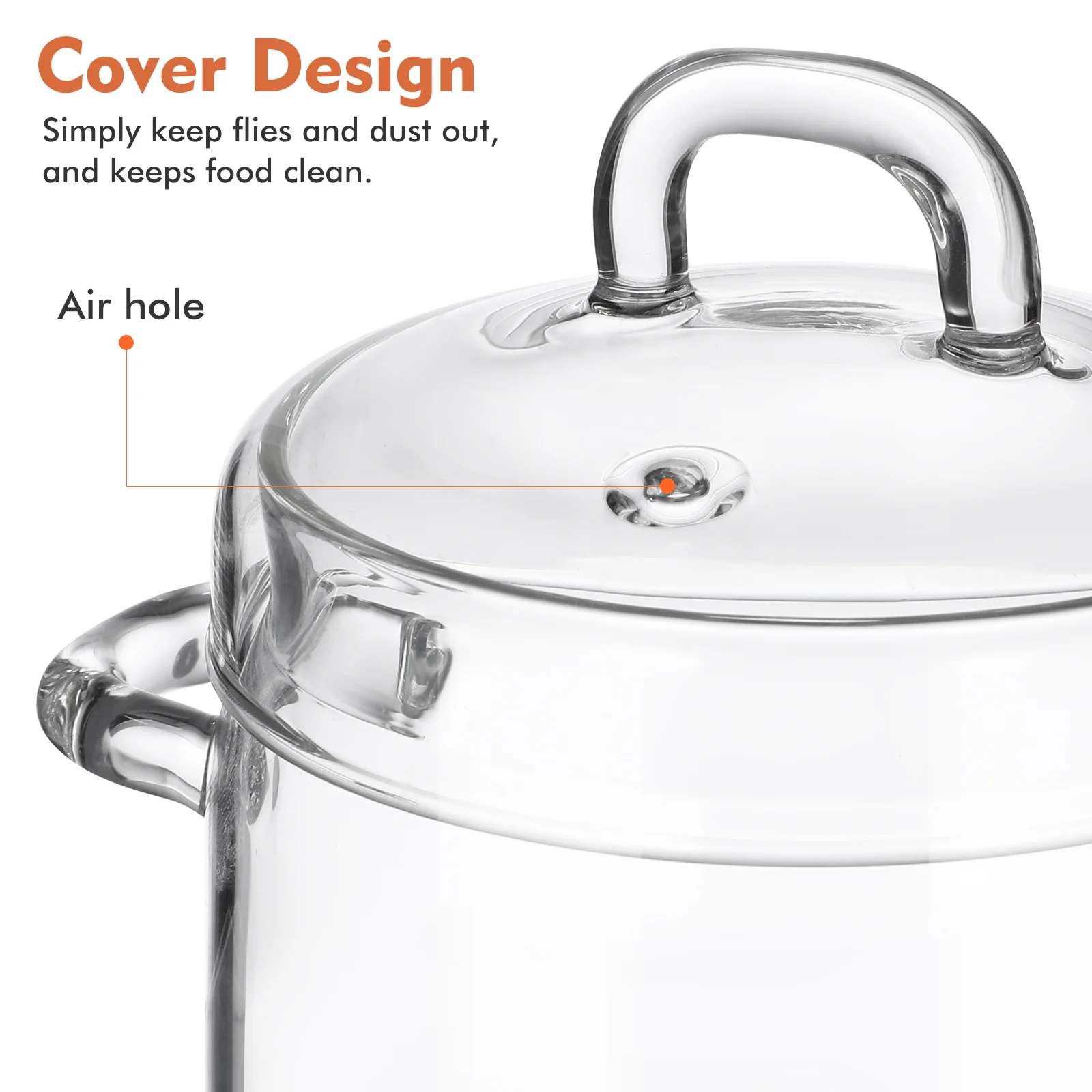 

Glass Saucepan Cooking Pots for Stew Casserole with Lid Kettle Soup Cover Lids
