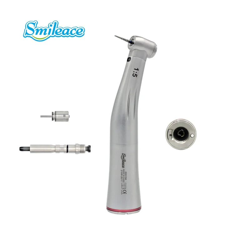 Dental Low Speed Handpiece Fiber Optic Contra Angle 1:5 1:1 4:1 Dentist Instrument