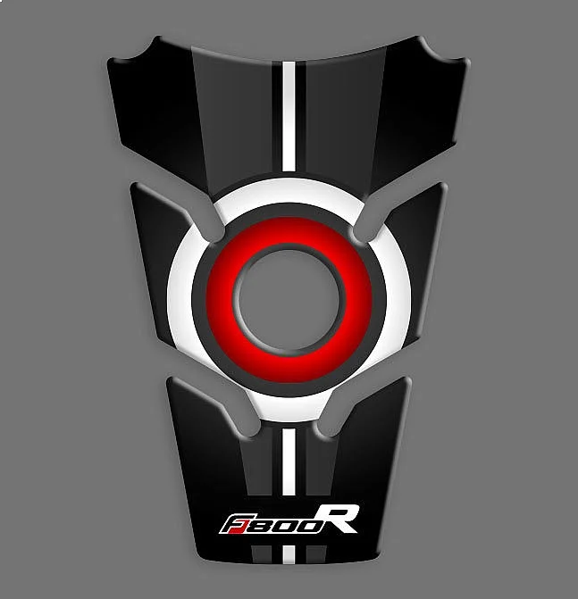 Motorcycle Anti Slip Side Traction Pads Tank Pad Decals Stickers For F 800 R 2012-2014 GP-293 Dark Red W