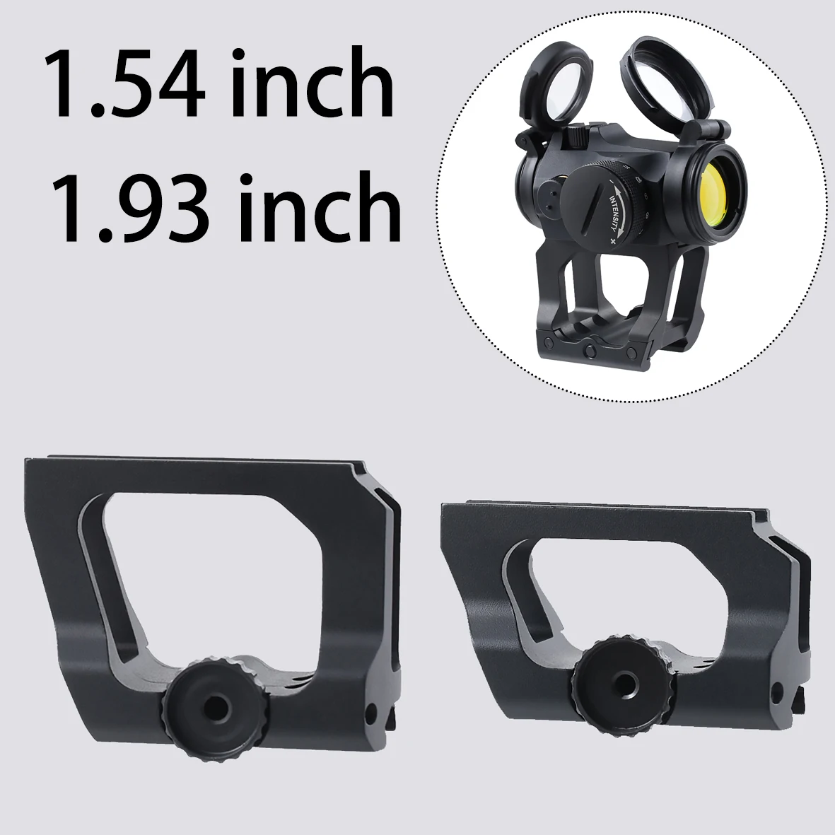 

Aluminum Mount for T002 Sight Easy Installation Adjustable Scope Mount For Red Dot Sight QD Mount With Full Original Markings