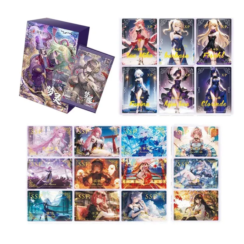 

Goddess Story Collection Card Witch Card Club Ssp Horizontal Scene Series Acg Anime Colourful Multiple Characters Cards