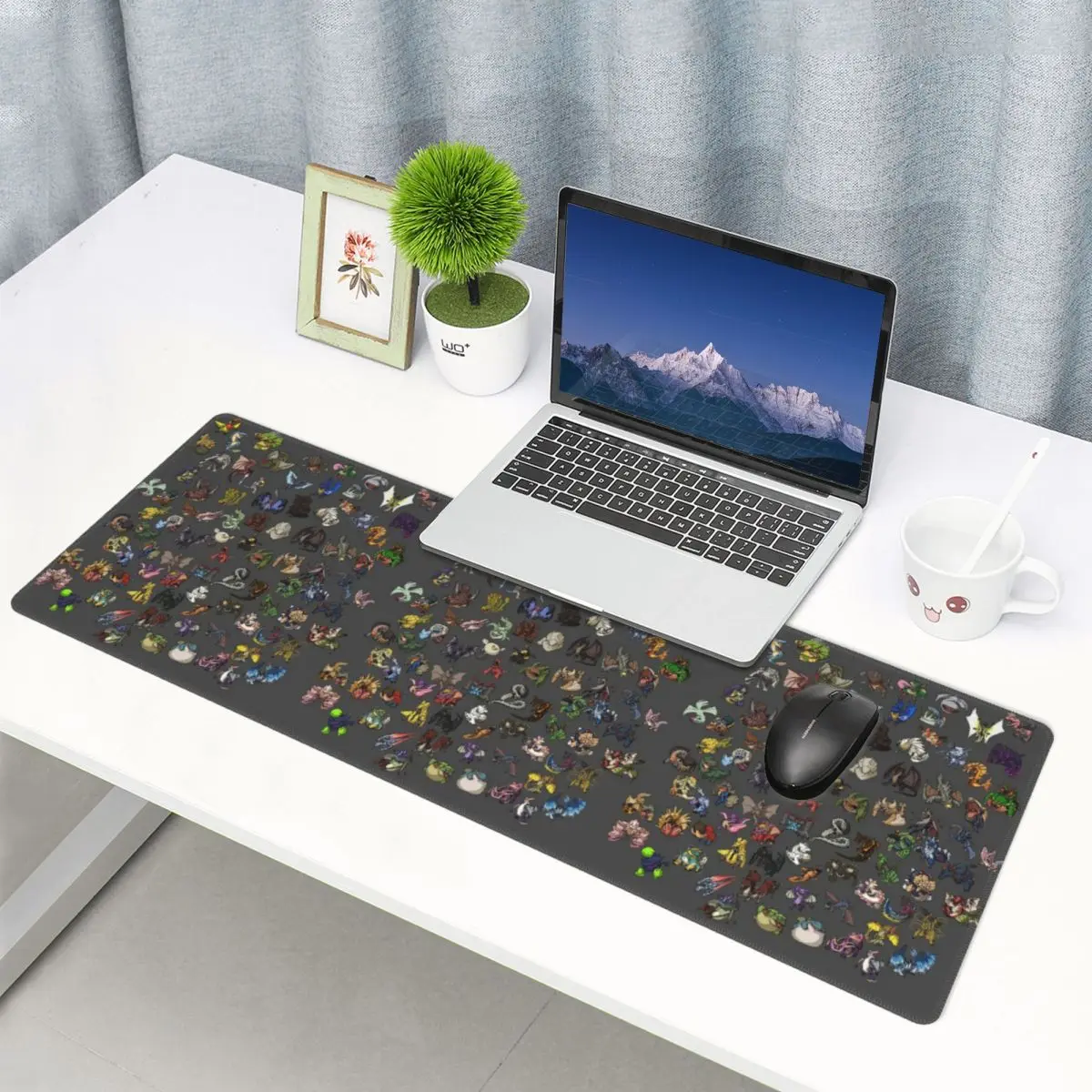 Large Mouse Pad Monster Hunter Gamer PC Laptop Mats Keyboard Carpet Computer Gaming Office Accessories Desk Mat