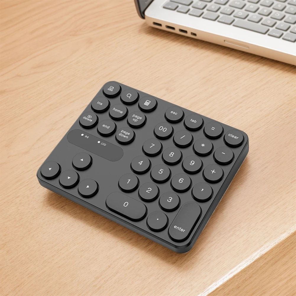 ミニワイヤレス数字キーパッド,35キー,2.4g,外部デジタルキーボード,ラップトップ,コンピューター,デスクトップ,PC, Macと互換性があります