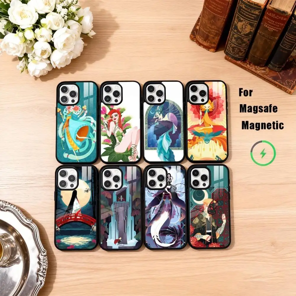 

Y-YoshiI Y-Yoshitani Phone Case For iPhone17,16,15,14,13,12,11 Plus,Pro Max Magnetic For Magsafe Wireless Charging