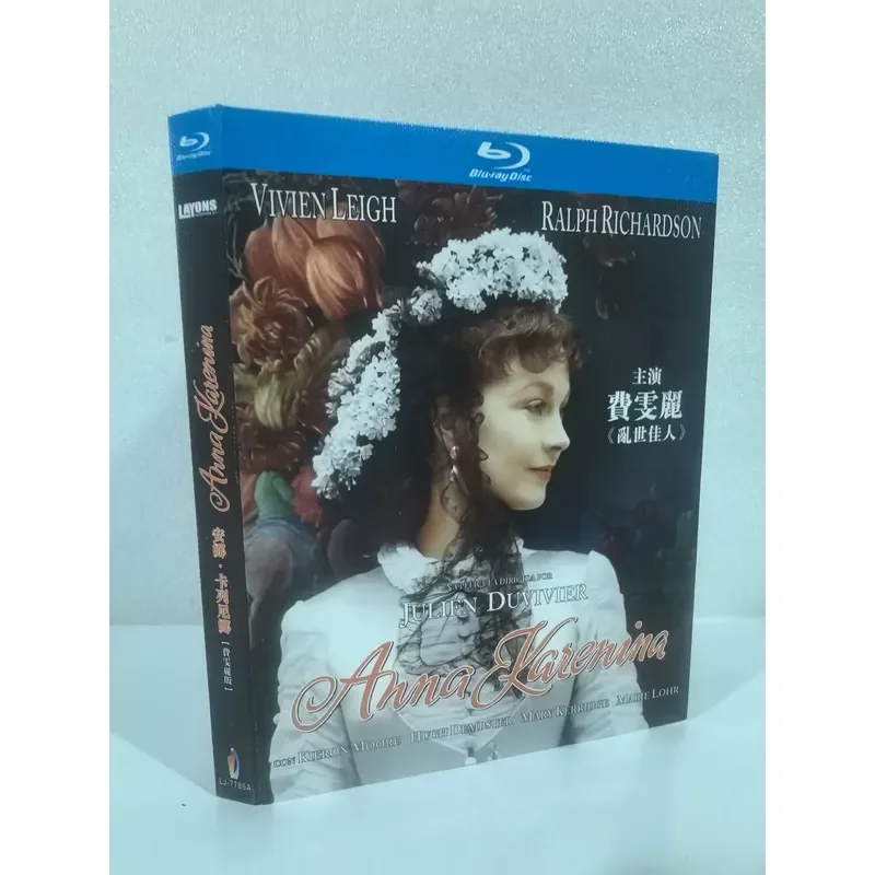 Blu-ray Disc Anna Karenina Classic Movie Featuring Vivien Leigh High Definition Video