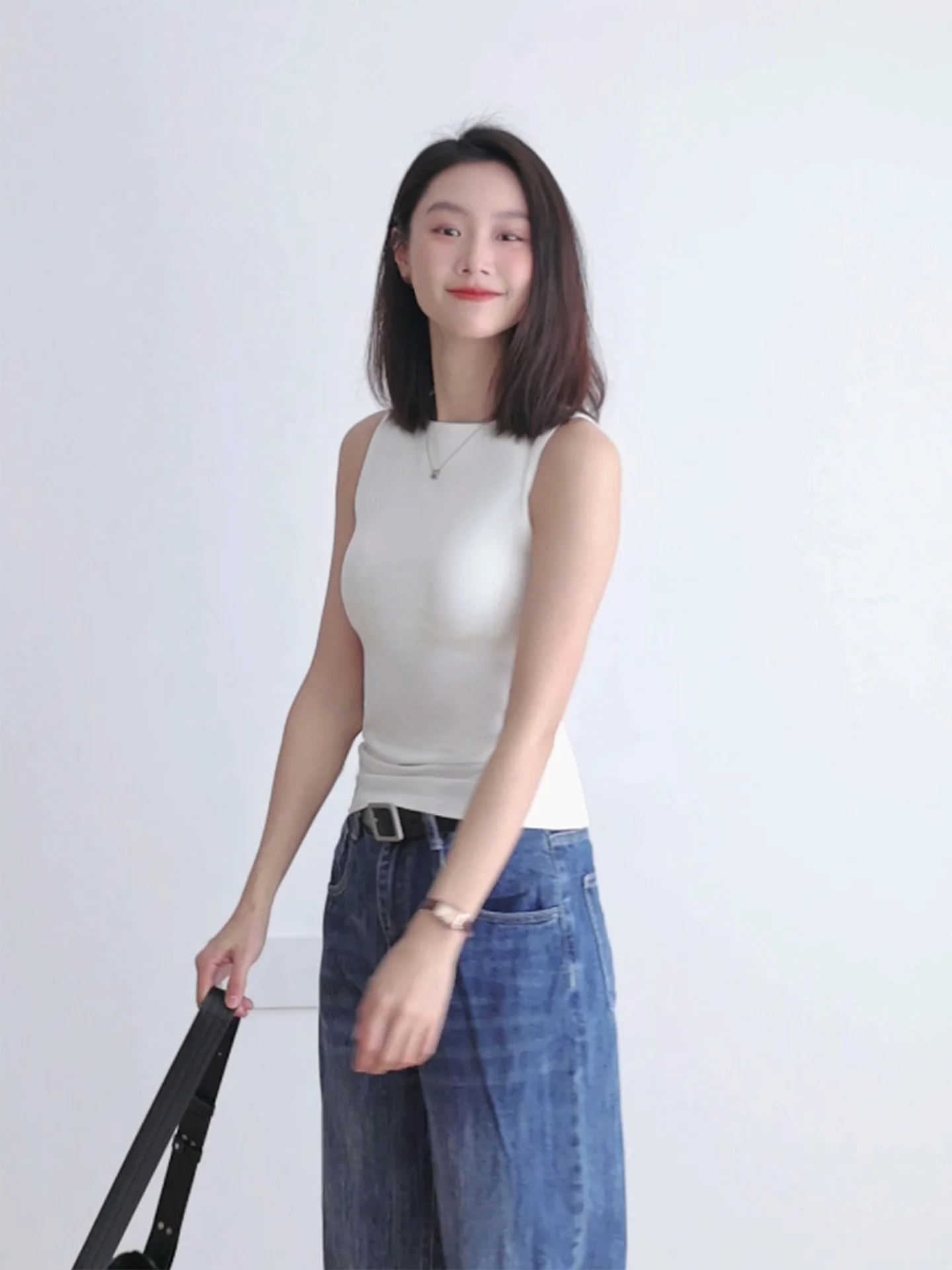 

Облегающий жилет на одно плечо, женская внутренняя одежда, верхняя одежда, майка без косточек с подушечкой для бюстгальтера, широкий плечевой ремень