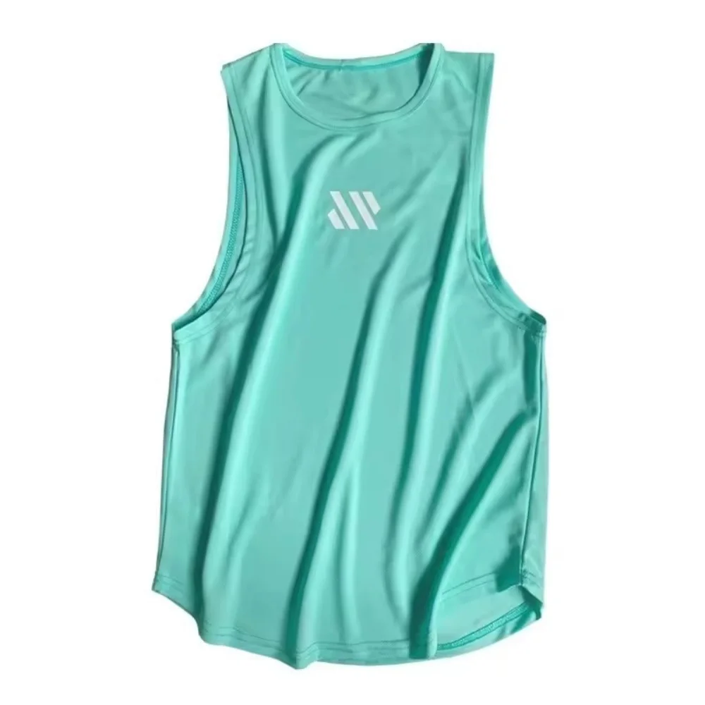 

2025 newest Summer Gym Vest High Quality mesh Shirt Sleeveless T-shirts Men Tank Tops basketball running Fitness Sports Vest men