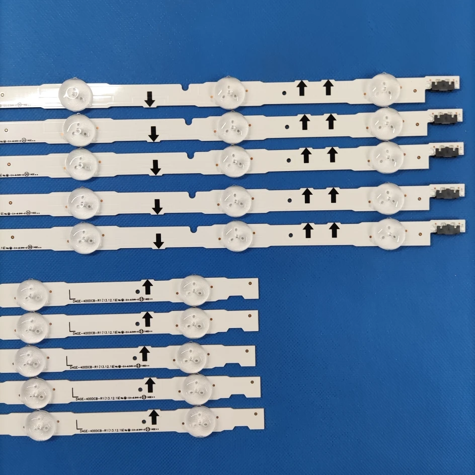 Kit 10pcs LED bar for Sam sung UE40H5270AU UE40H6200AW UE40J5510 UE40J5500 UN40H6350 UN40H5500 UN40J5500AF UN40H6400 UE40H5035AK