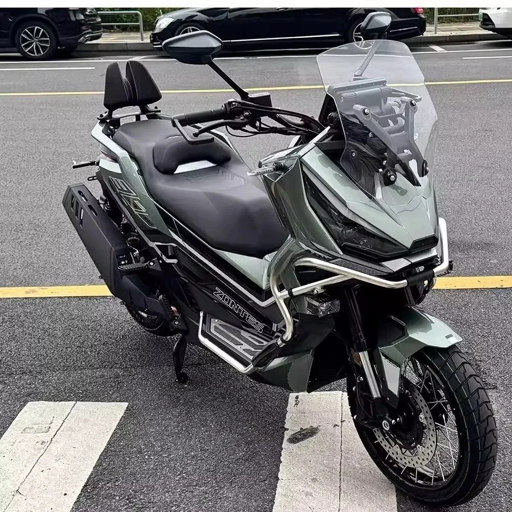 ل ZONTES 368G مسند الظهر درابزين الزجاج الأمامي المحرك الغطاء الواقي 368G سبائك الألومنيوم مسند الظهر ل ZONTES 368G #4