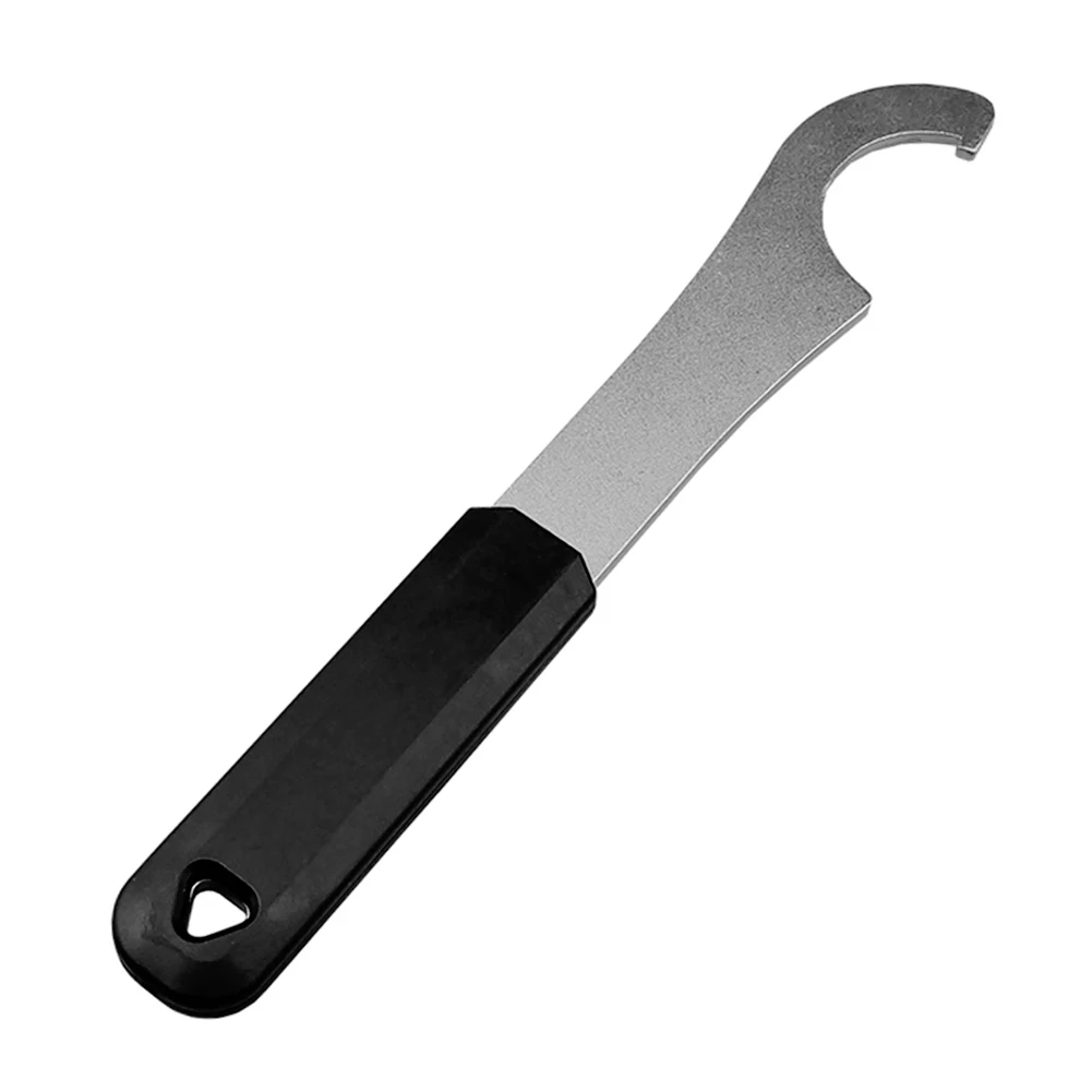 Bicycle Bottom Bracket Wrench Portable Stainless Steel Bike Bottom Bracket Tail Lock Ring Hook Wrench Repair Equipment