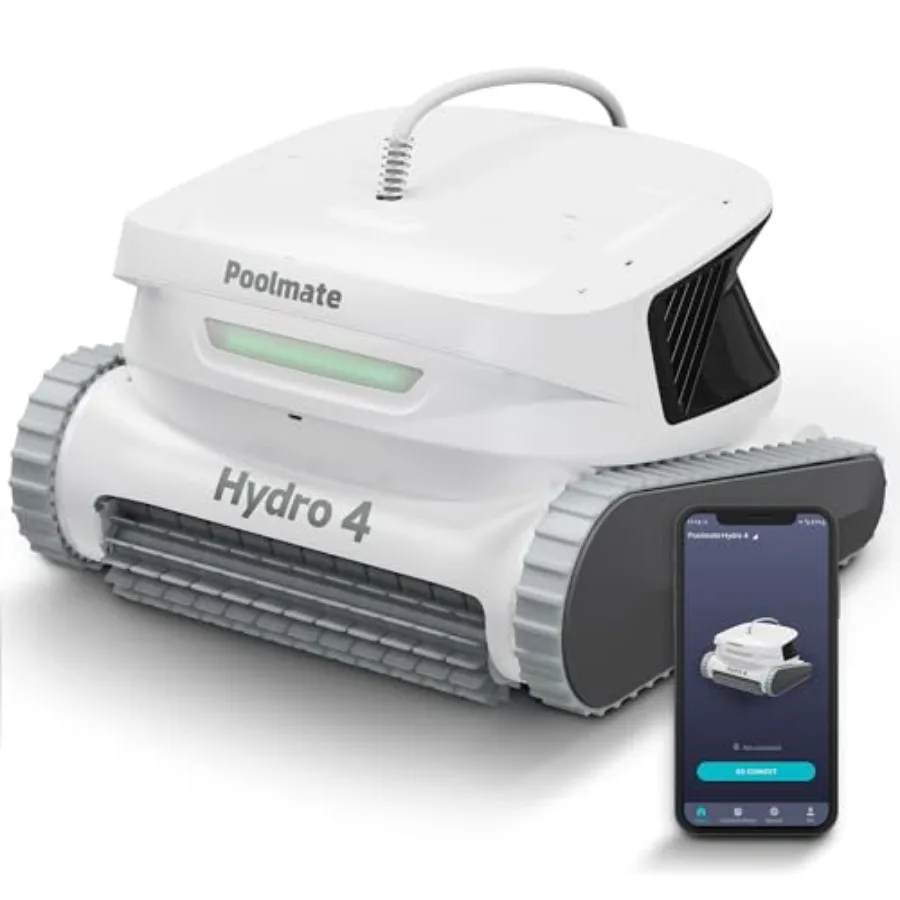 Inground and aboveground pool vacuum robot with hydro-chasing technology PVC material blue color 4.1L filter basket for floor w