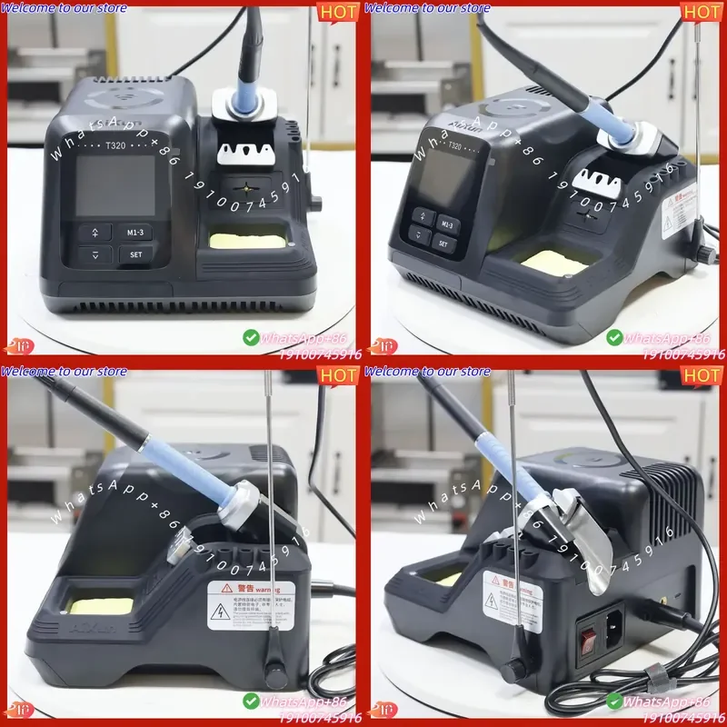 2026 T320 AI-Driven Soldering Solution - Bluetooth/WiFi + Auto-Sleep for T245 Handpieces