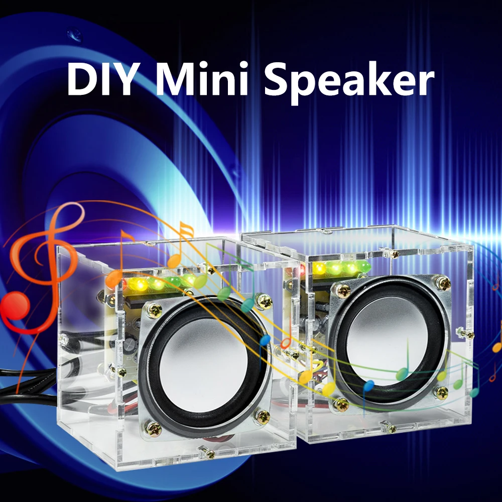 DIY Blue-tooth Speaker Box Kit Electronic Sound Amplifier for Science Experiment STEM Learning for Teens Adults