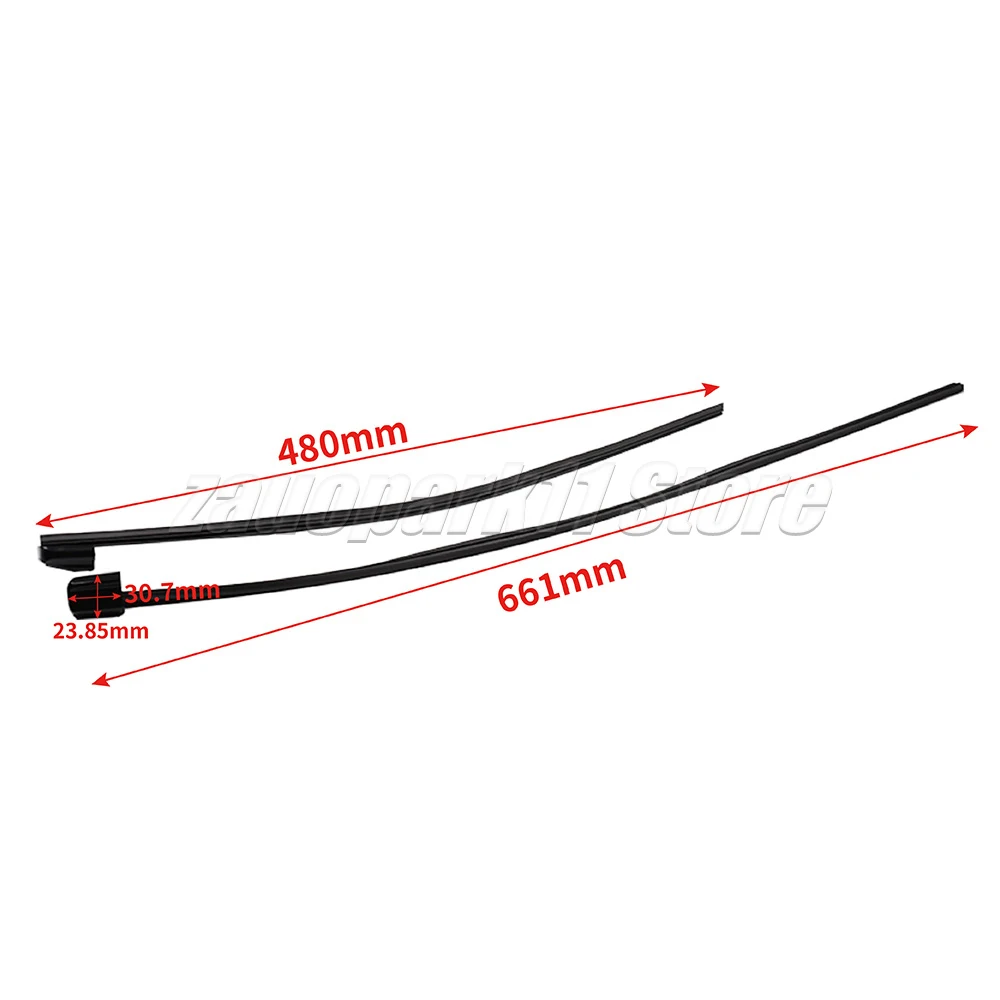 FOR Volvo XC60 2018-2023 Windshield Wiper Blade Rubber Insert / Refills Pair RHD LHD 31490722 31693406