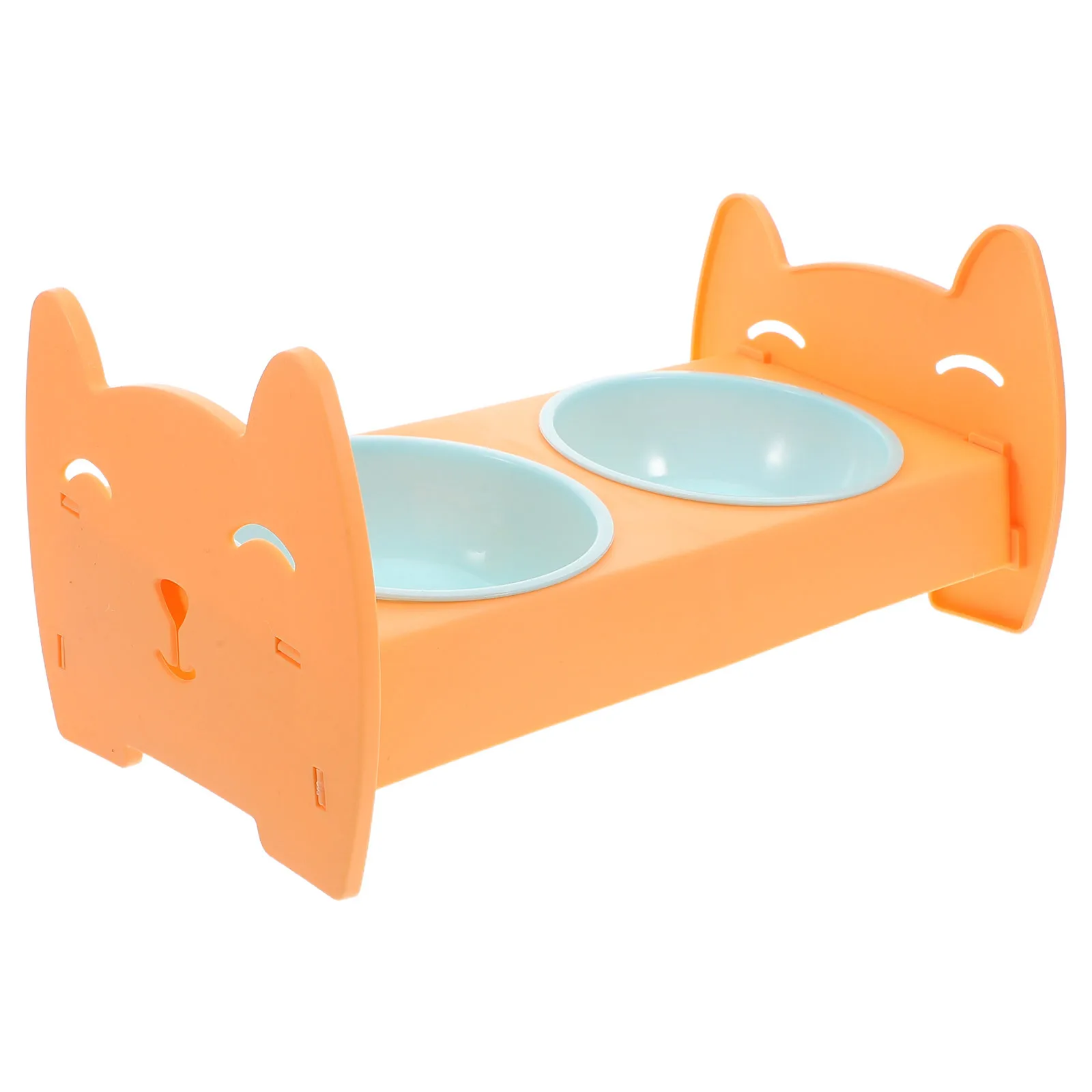 

Pet Double Feeder Stainless Steel Dog Feeding Bowl Anti-Slip Food Water Bowl For Cats Small Dogs Puppy Slow Feeder