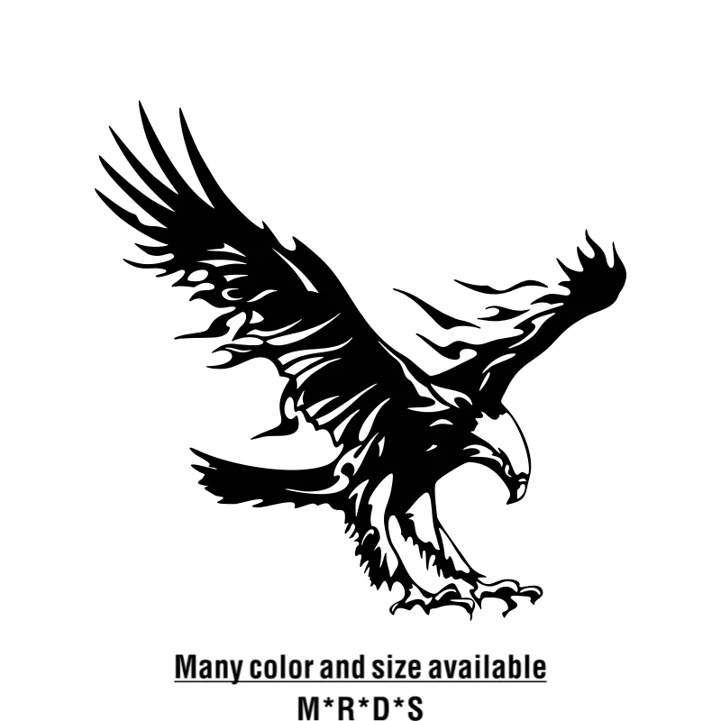 

Мультиразмерная автомобильная наклейка с силуэтом орла, водостойкая виниловая наклейка, наклейки Pegatinas Para Coche, автомобильные аксессуары