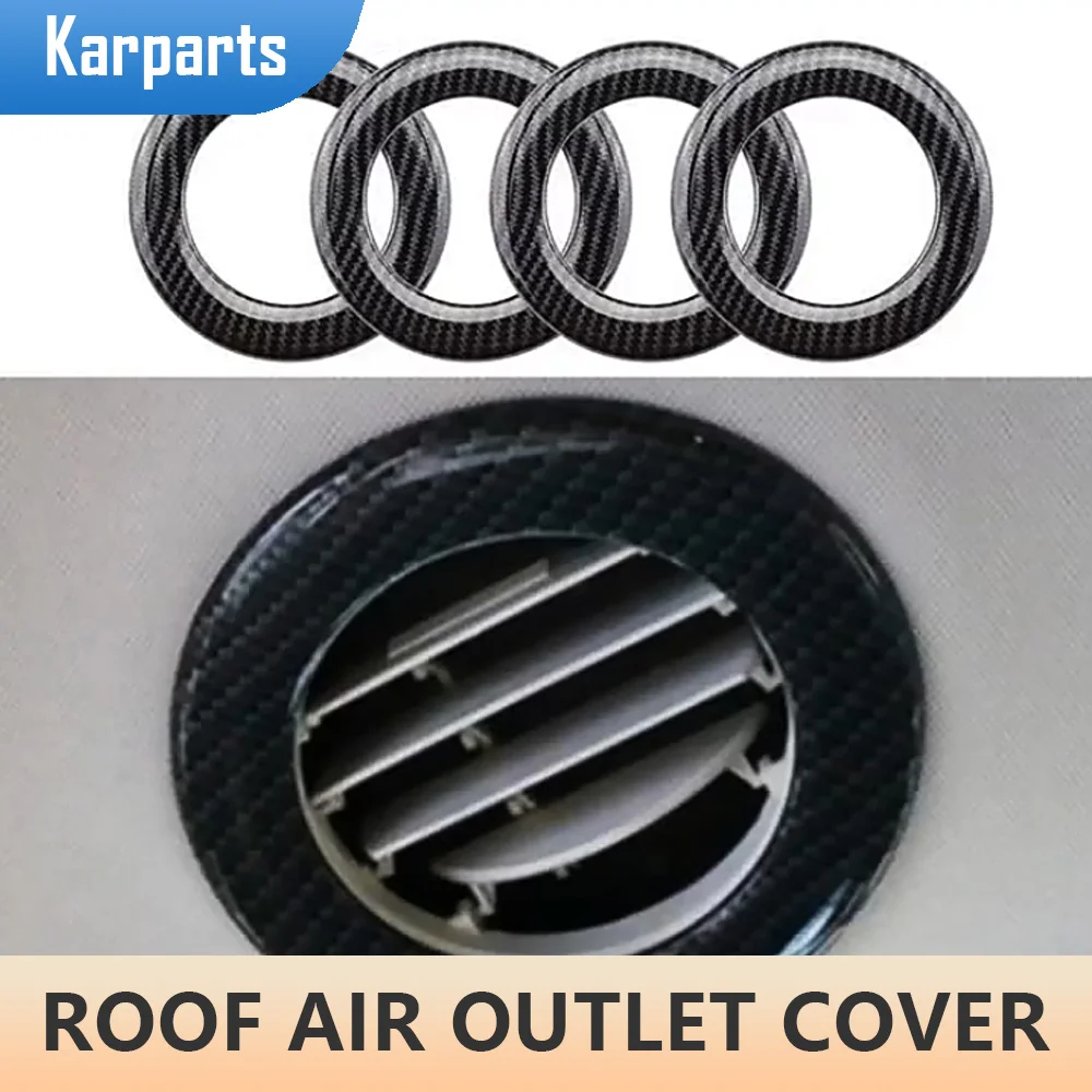 Car Rear Roof Air Conditioning Outlet Vent Cover Trim for Ford Ranger Everest Endeavor 2015 - 2021 Decoration Accessories