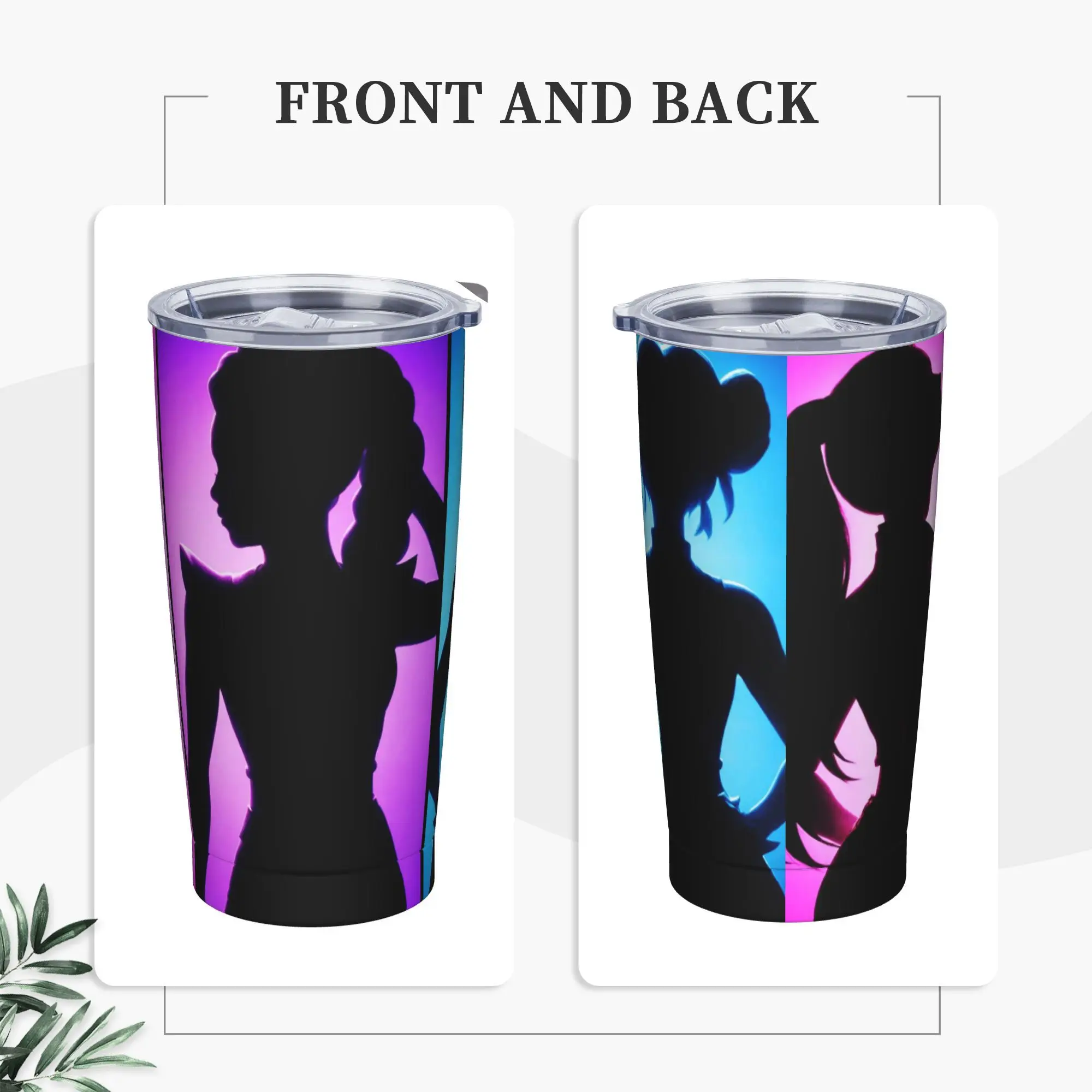 

Стакан из нержавеющей стали, кружки Руми Мира и Зои, чашка с соломинкой, дорожная бутылка для горячих напитков, водой, герметичная кофейная кружка на 20 унций