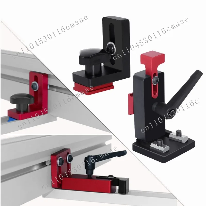 F45/30 type slide stopper, T-slot slider positioning stopper, woodworking DIY with beveled track stopper