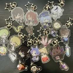 Cute Cartoon Anime Nu Carnival Cosplay Acrylic Keychains Bag Accessory Pendant Keyring Fans Christmas Gift Key Chain