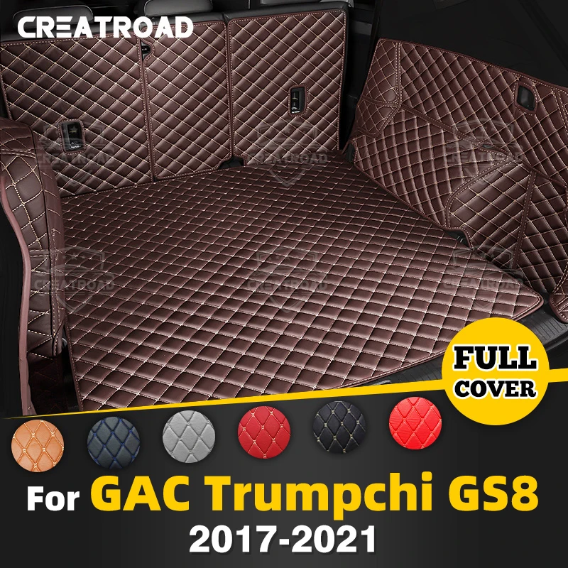 

Для GAC Trumpchi GS8 7-местный 2017-2021 20 19 18 авто полное покрытие коврик для багажника автомобильный защитный коврик грузовой вкладыш аксессуары для интерьера