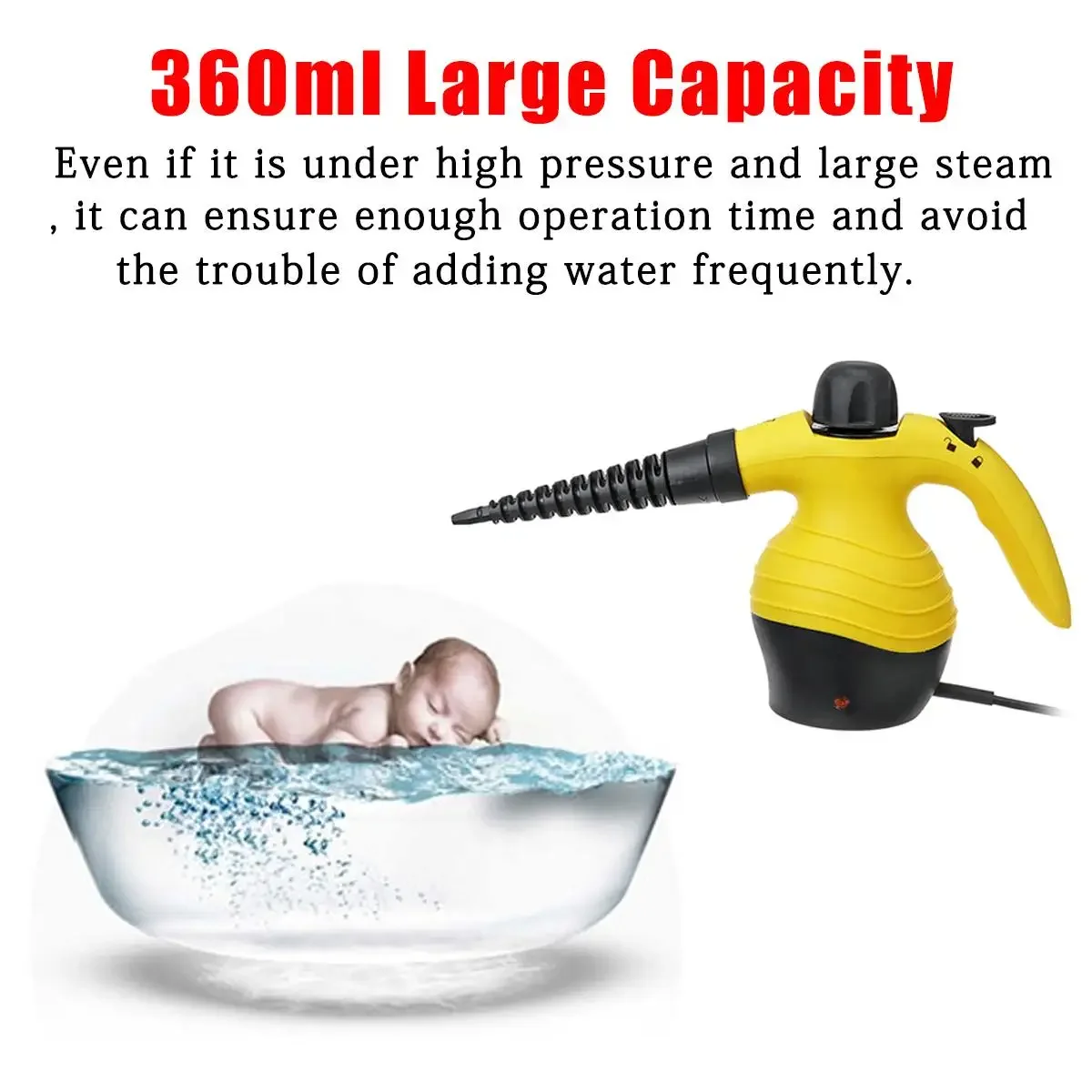 Multi-purpose High Pressure Electric Steam Cleaner Household Cleaner Kitchen Toliet Cleaning Tool Sterilization Device 220V