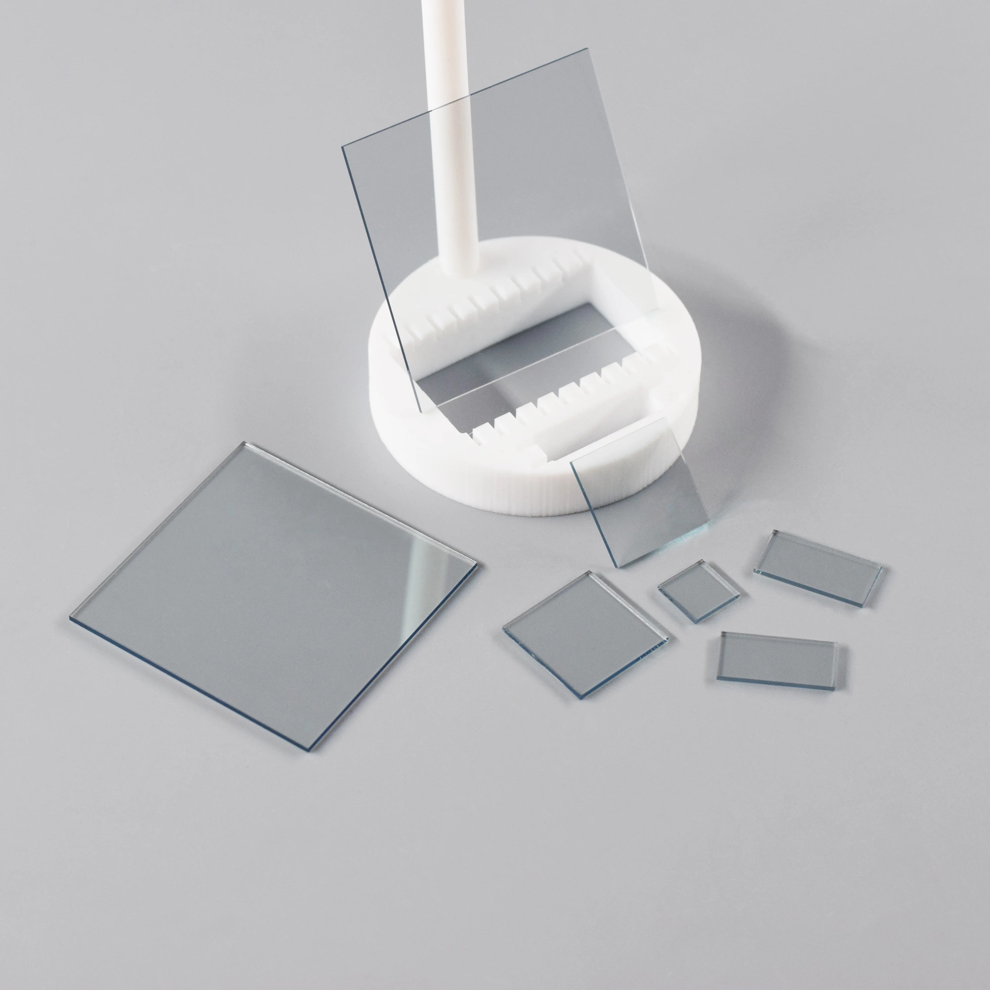 Low resistance 1-2ohm/sq Lab ITO Conductive Glass Plate ITO Coated Glass Slide 10x10 20x20 50x50 75x25 100x100mm Thick1.1mm
