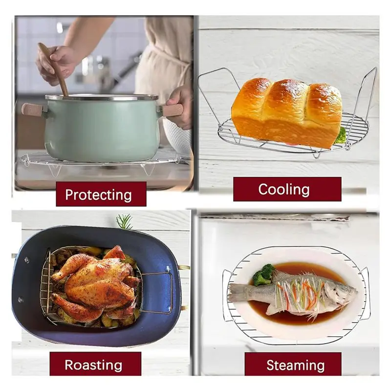 ABLK Steam And Roast Rack - Compatible For Ninja Foodi Possible Cooker Pro 8.5 Qt MC1000, MC1001 Series Slow Cooker Crock Pot