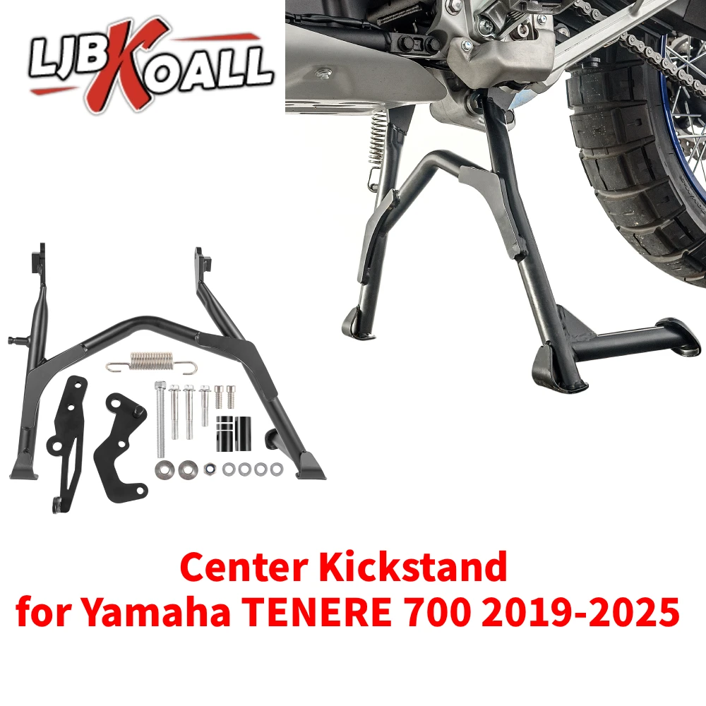 

Motorcycle Middle Kick Stand for Yamaha TENERE 700 2019-2025 Center Kickstand Foot Center Stand Centerstand Support Accessories