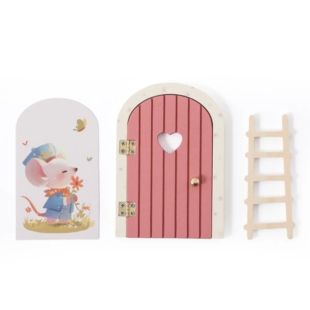 Nouveauté : Maison de poupée lumineuse dans le noir, décorations pour la maison, mini porte de fée c