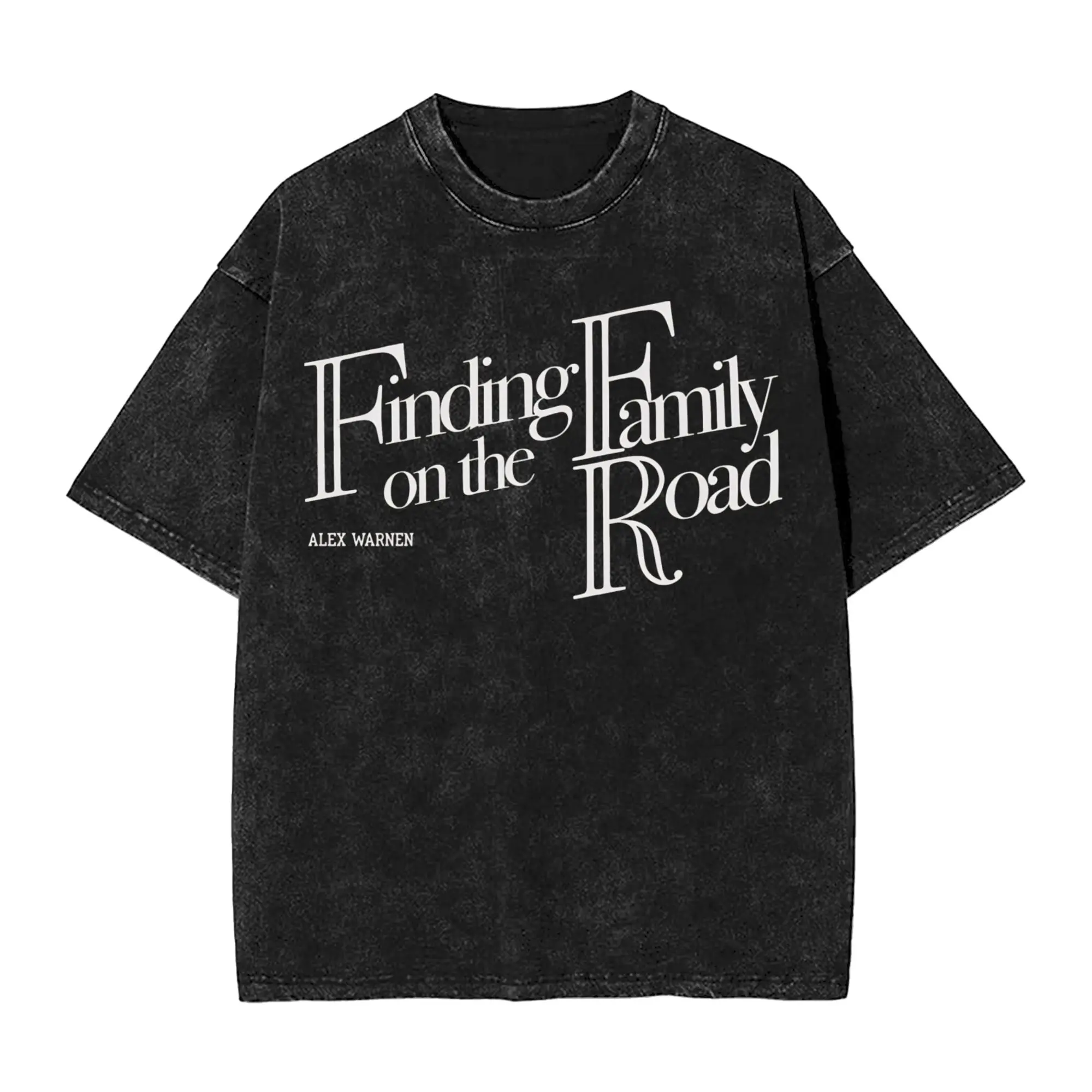 Alex Warren Finding Family on The Road Tour 2026  Merch Washed T Shirt Men Women Streetwear Hip Hop T-Shirts Summer