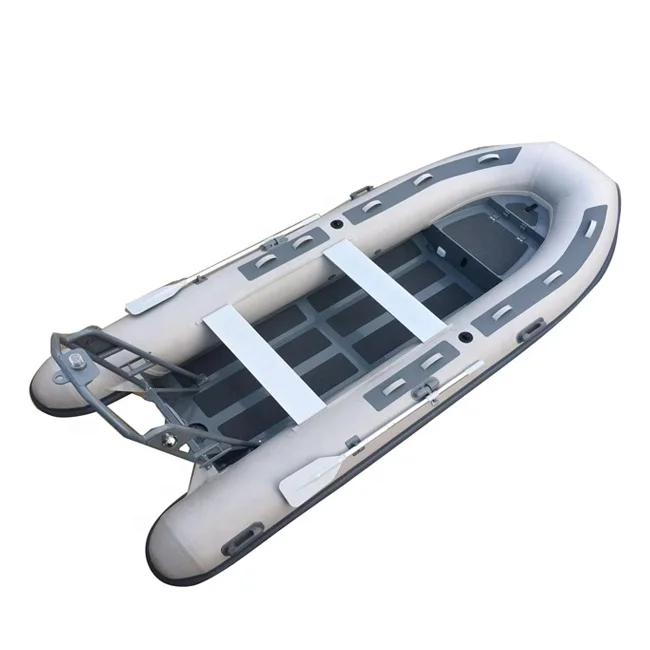 Small Rib Semi-rigid 13ft RIB 390 Durable Hypalon PVC Aluminum Rib Inflatable Boats For Fishing