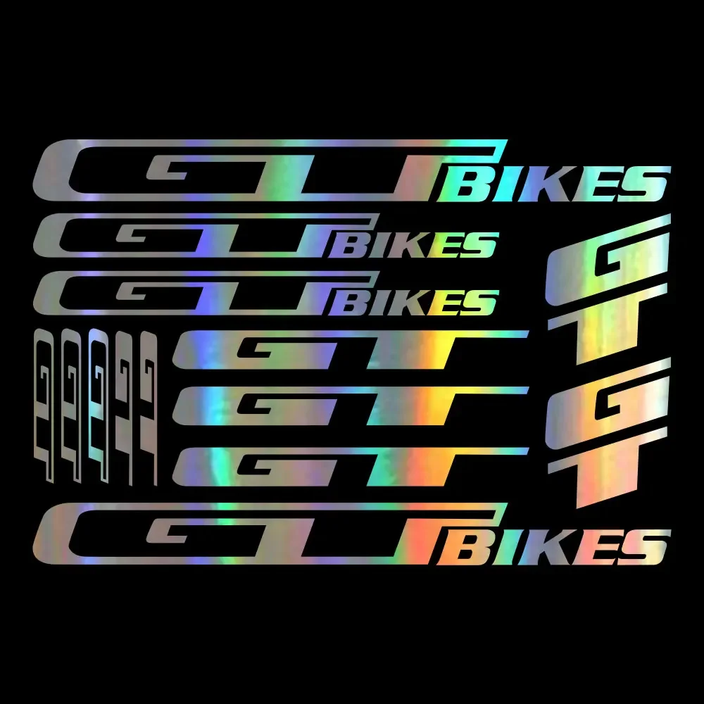 Car Sticker GT Bikes Bicycle Accessories Stickers Sheet Frame Cycle Cycling Bicycle MTB Road Waterproof and Sunscreen PCV Decal