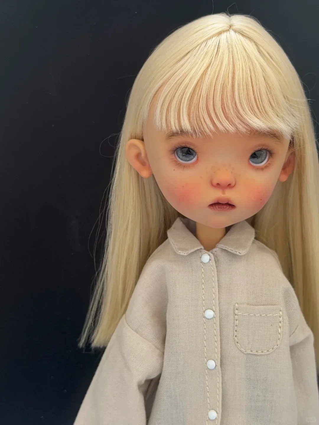 New BJD doll 1/6 big head cute girl qianqian yuanbao neng high quality resin toy birthday gift baby dolls in offers
