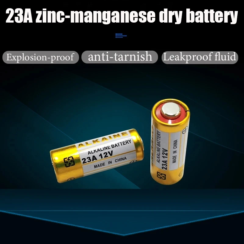 NEW 100PCS 58mAh 23A 12V Batteries Remote Control Toys Dry Alkaline Battery L1028 21/23 A23 E23A K23A V23GA GP23A RV08 LRV08 23A