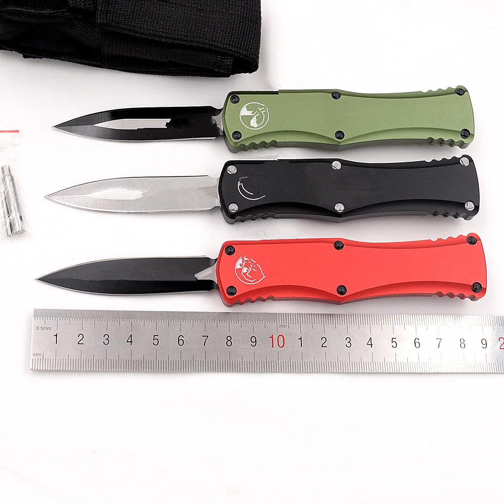 

JUFULE 2023 New HR Aluminium Handle Steel Blade Survival EDC Camping Hunt Fruit Multi Kitchenware Kitchen Tool Key Utility Knife