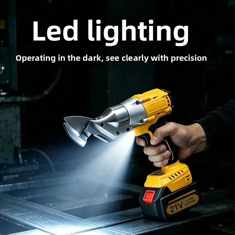 Effective Cordless Brushless Electric Metal Shear High Power Handheld Cutter Stainless Steel Color Steel Sheet