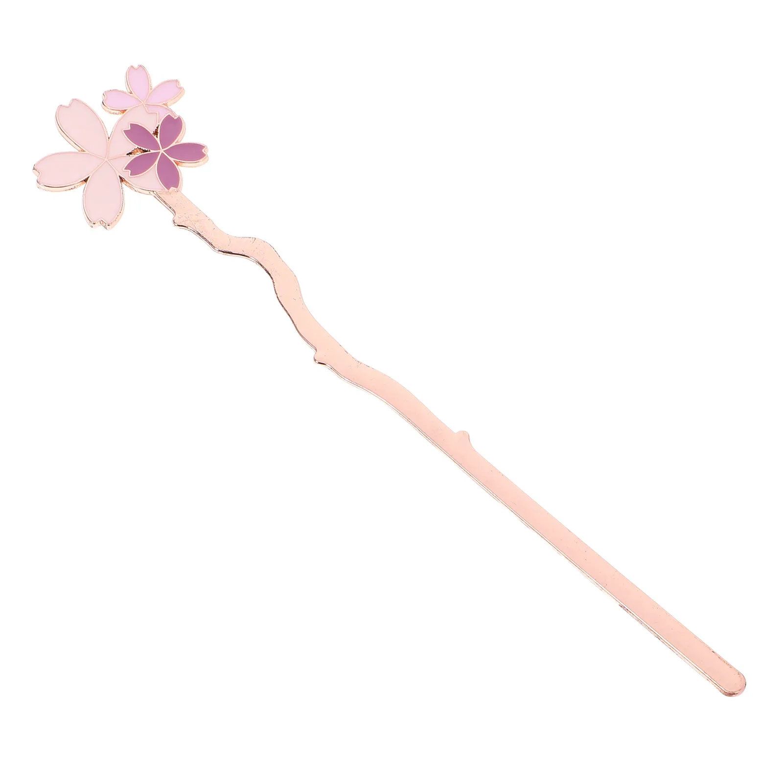Cherry Blossom Bookmark Cute Cartoon Floral Book Reading Accessories Page Marker Literary Gift for Book Lovers Decorative Paper