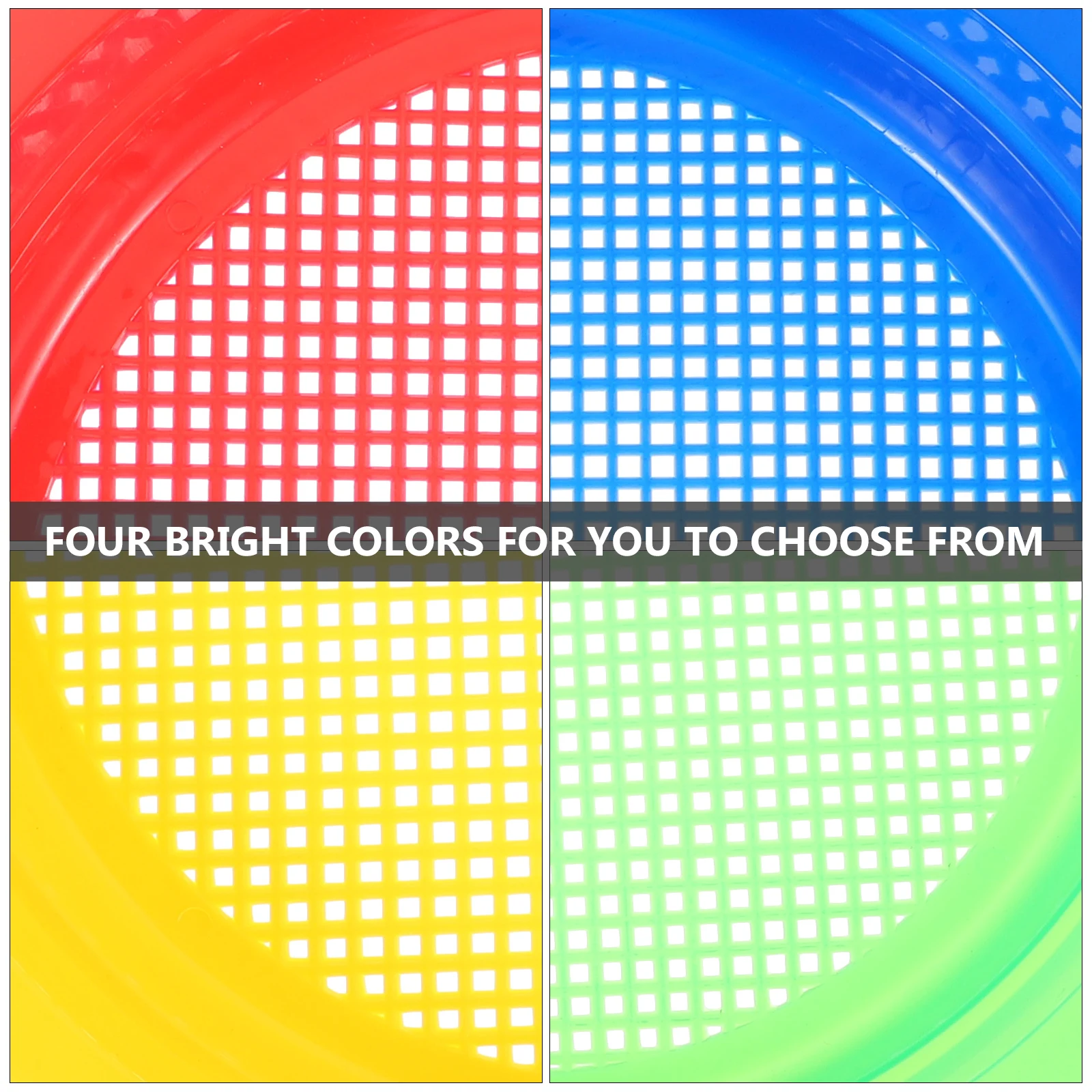 

4pcs High Quality Soil Beach Sand Sieves Sieve Plastic Soil Sieve Planting Riddle Tools Beach Sand Sieves Reusable