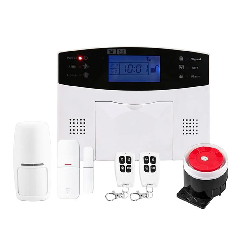 Daytech GSM02 Беспроводная интеллектуальная охранная GSM-сигнализация с PIR-датчиком Оптовая домашняя безопасная охранная сигнализация
