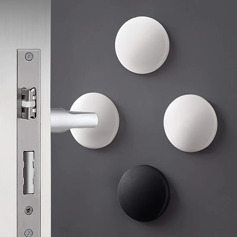 

5pcs Silicone Door Stoppers - Self-Adhesive Rubber Bumpers for Home,Kitchen,Bedroom Wall Protection, Door Stopper Wall Protector