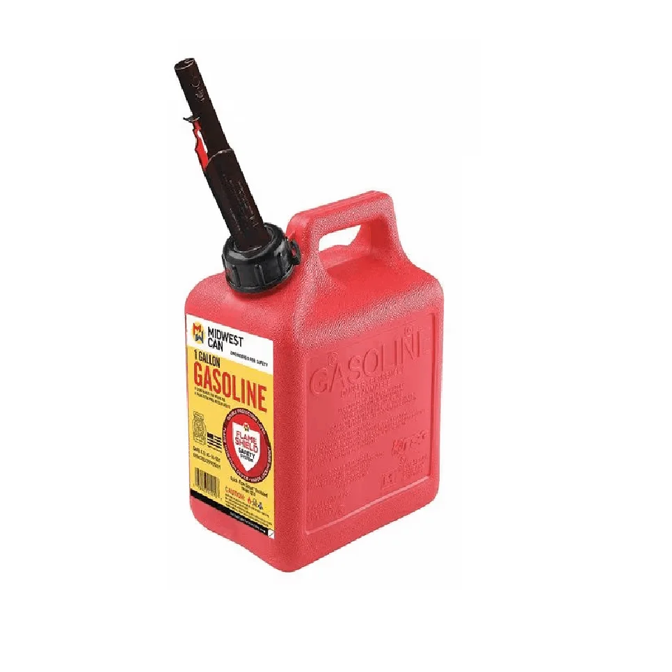 

Gas Can, HDPE, 1 gal, Red, Gasoline