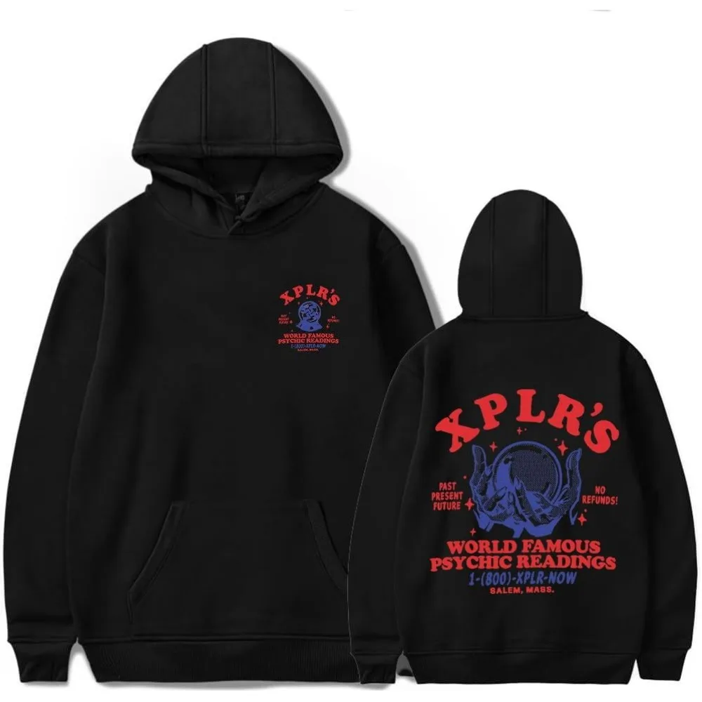 

XPLR Sam and Colby World Famous Merch Hoodies Unisex Hooded Sweatshirt Casual Clothing